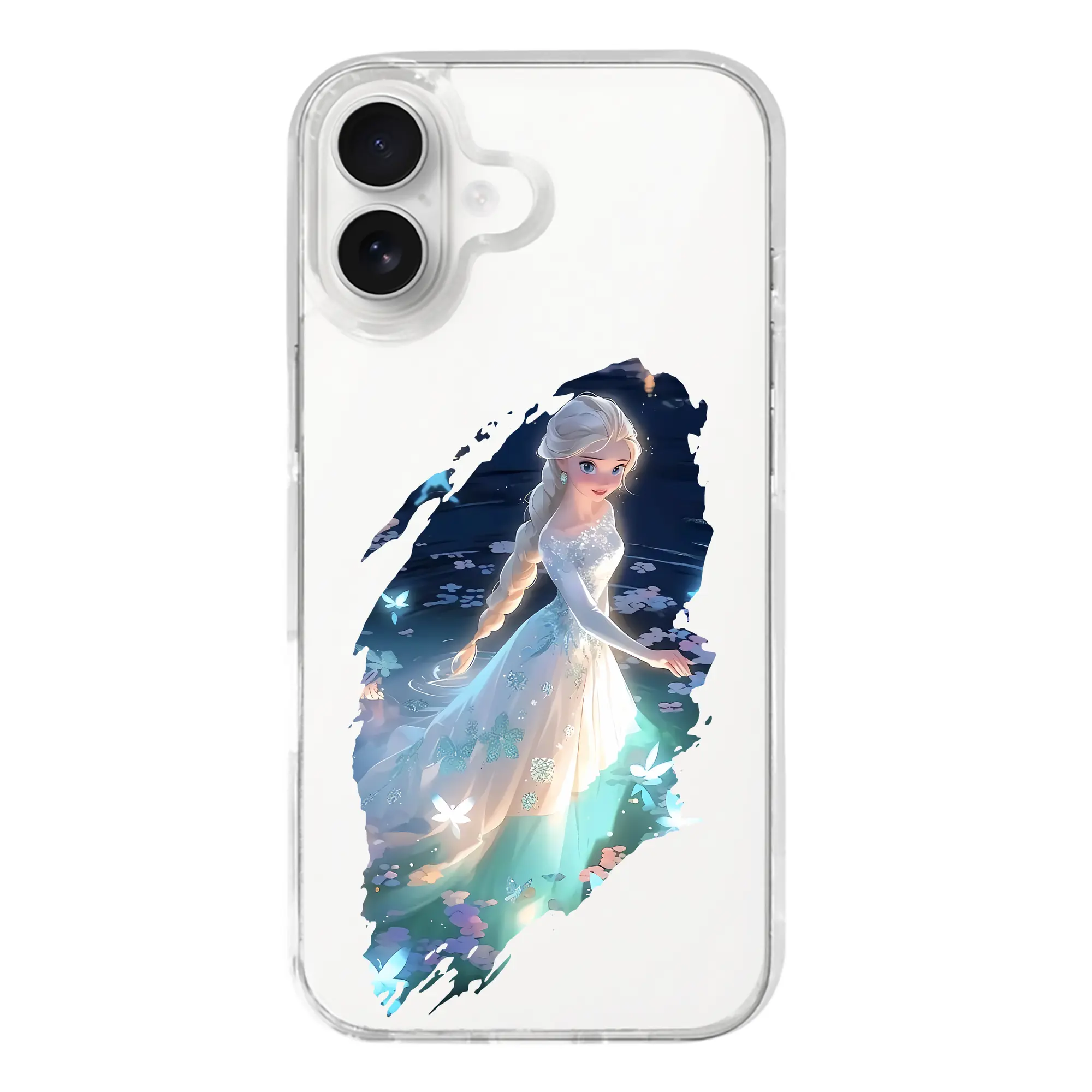 アナと雪の女王(Frozen) グッズ エルサ(Elsa) - iPhone 17シリーズ 透明スマホケース – 薄型・耐衝撃・精密フィット保護カバー